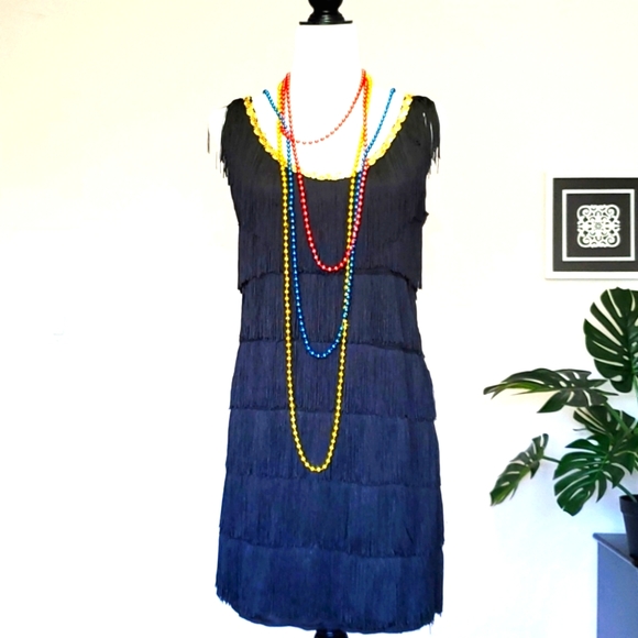 Halloween Flapper Costume Size M - Picture 4 of 11